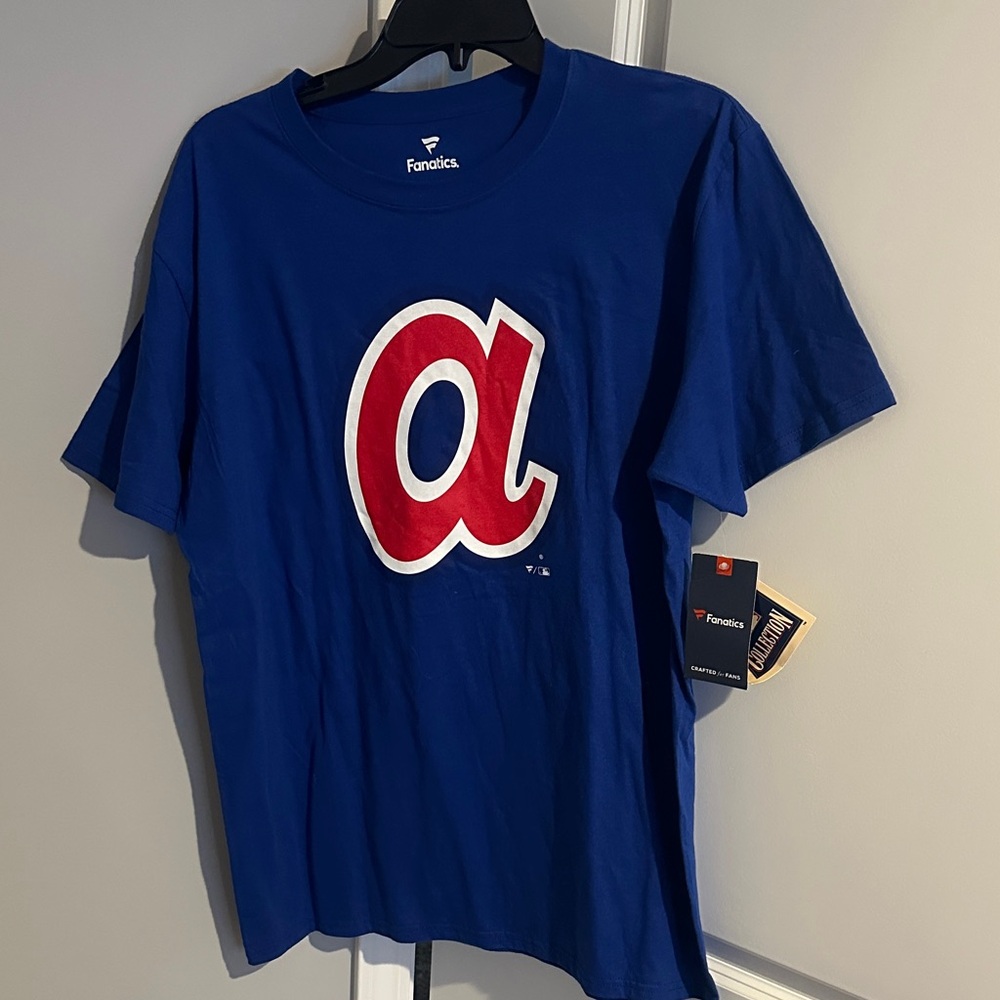 Fanatics Royal Blue Tee with Red Accent